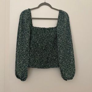 Abercrombie Green blouse